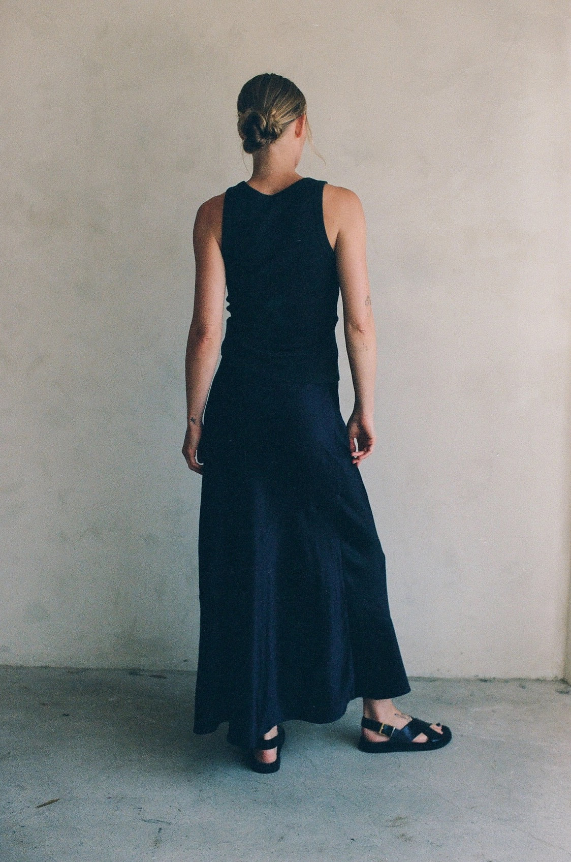 Satin Maxi Skirt