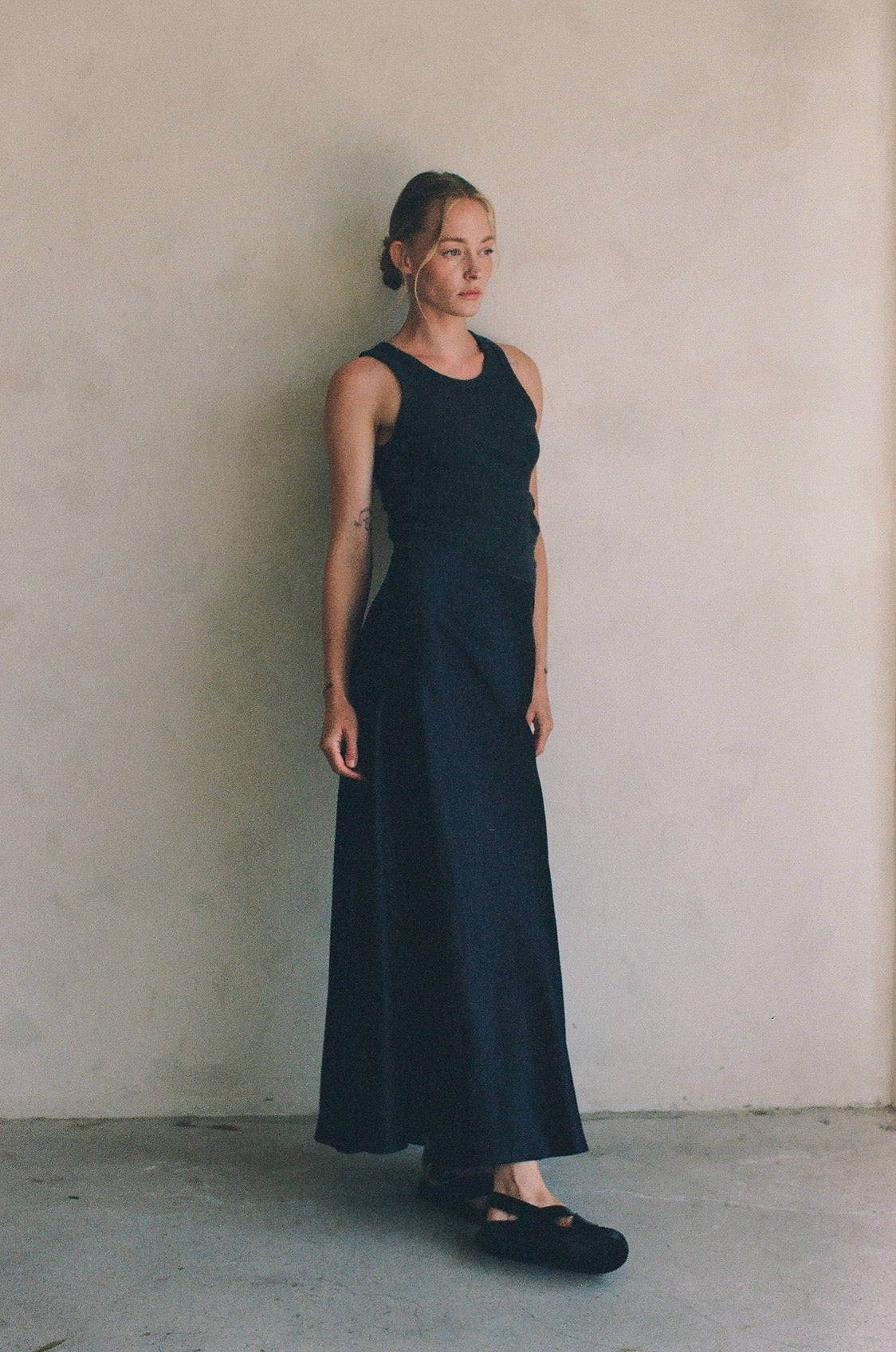 Satin Maxi Skirt