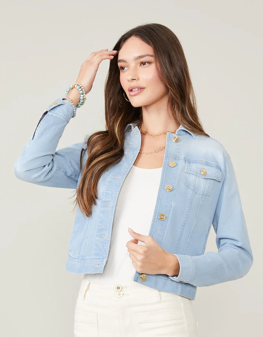 Spartina - Leah Denim Jacket Grove Wash