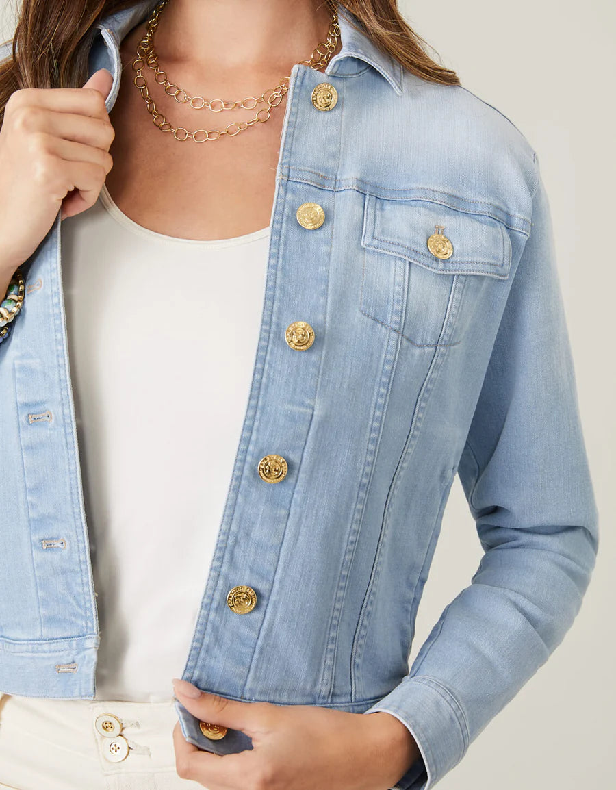 Spartina - Leah Denim Jacket Grove Wash