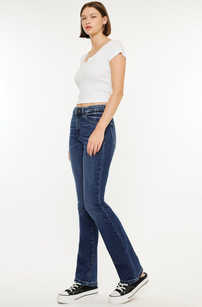 High Rise Skinny Bootcut Jeans