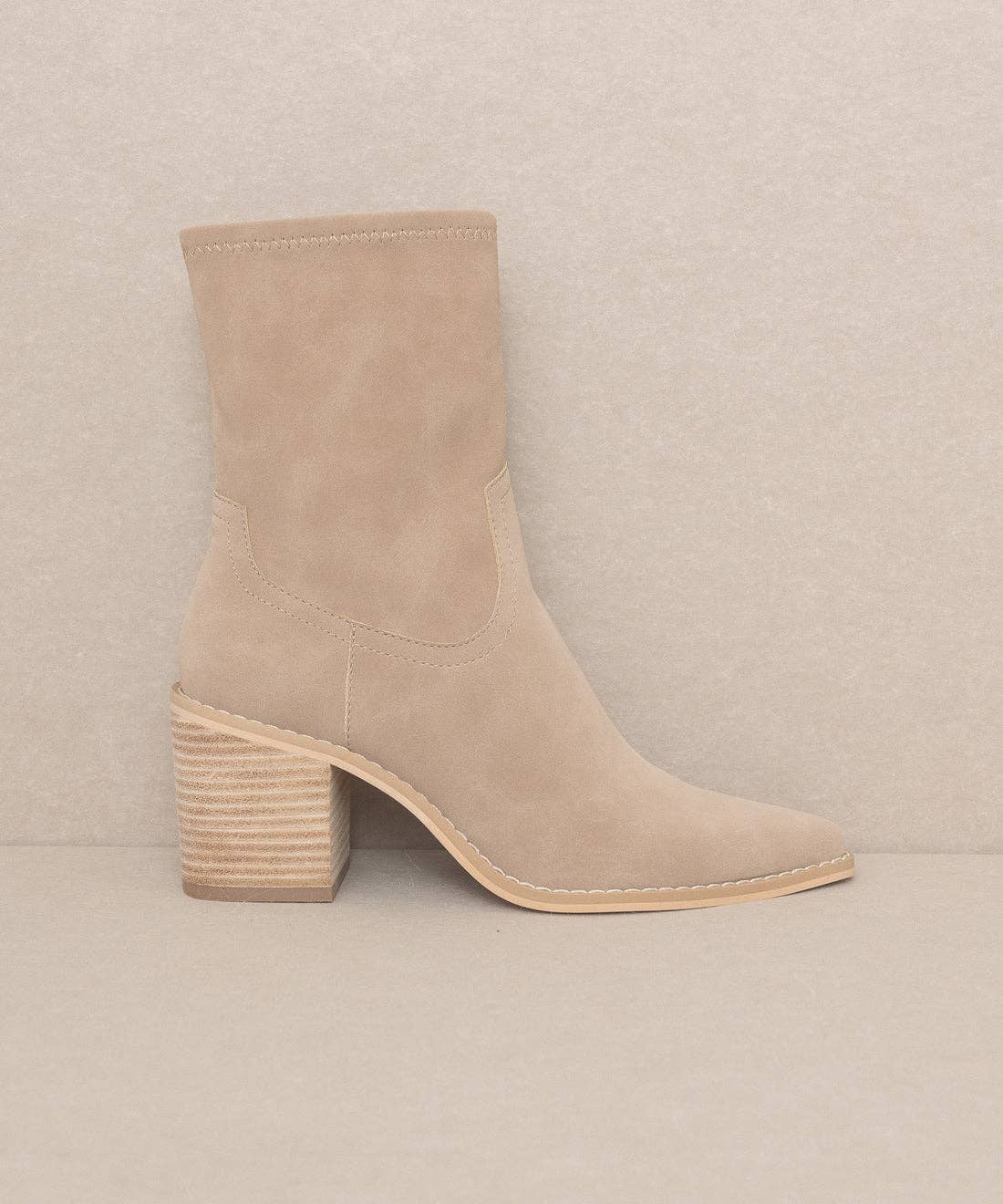 The Vienna Cedar Wood | Sleek Ankle Hugging Bootie