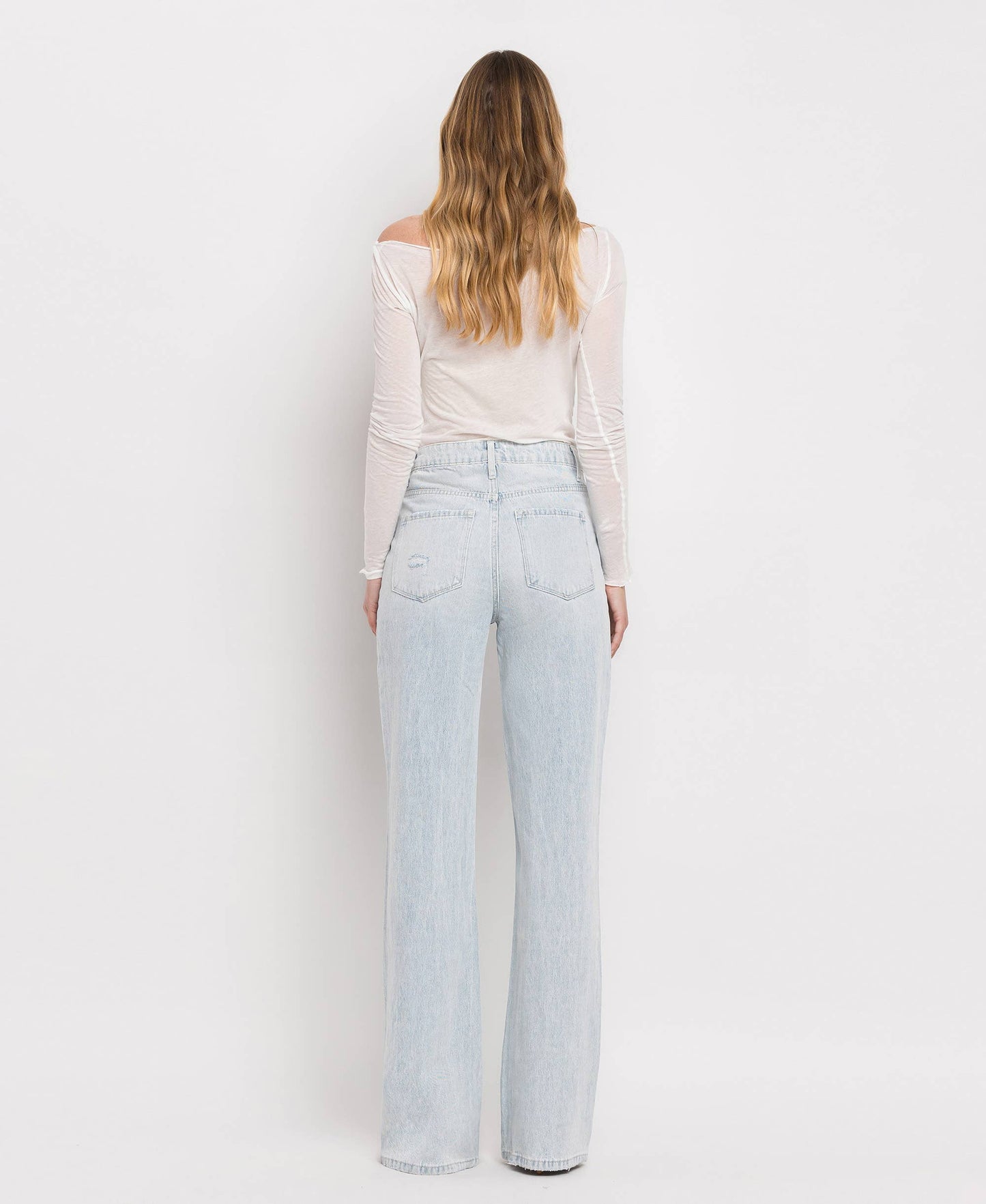 Vervet - 90'S Vintage Super High Rise Flare Jeans