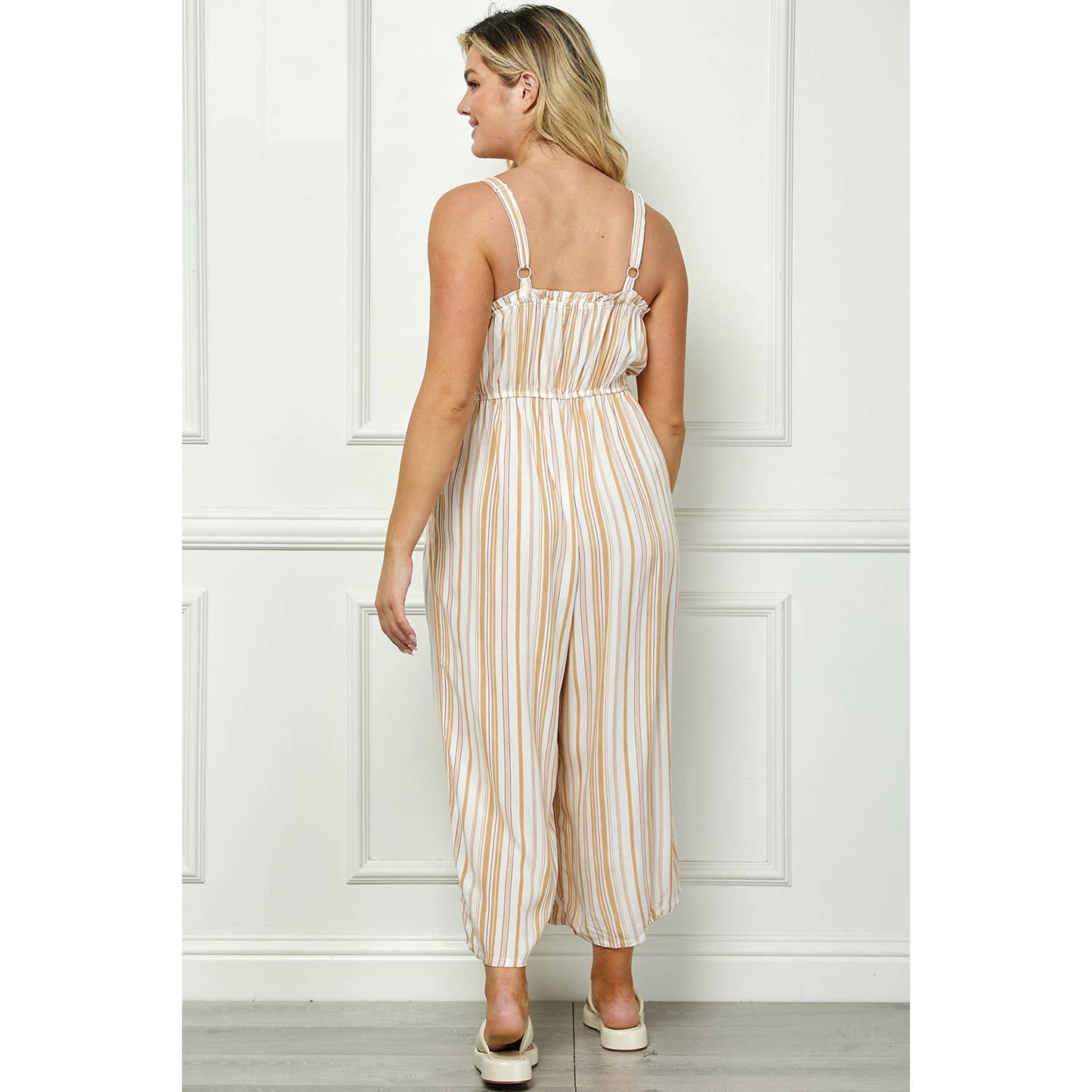 Extended Size Jumpsuit With Elastic