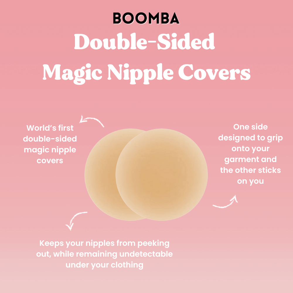 BOOMBA Double Sided Magic Nipple Covers