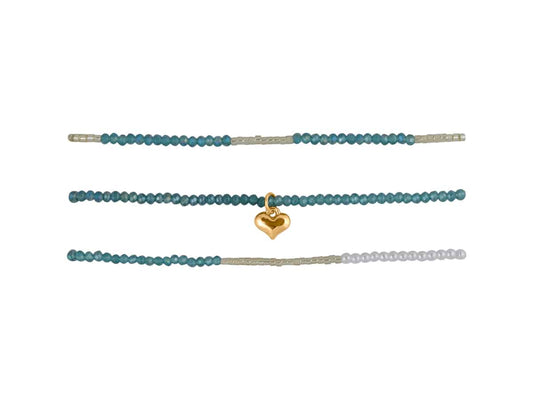 Sylvia Pack Of 3 Beaded Bracelets