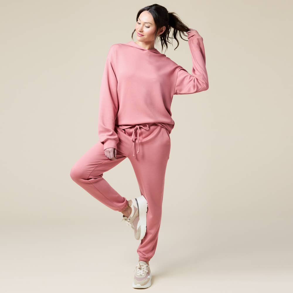Athleisure DreamTech Oversize Hoodie Lounge Set for Women