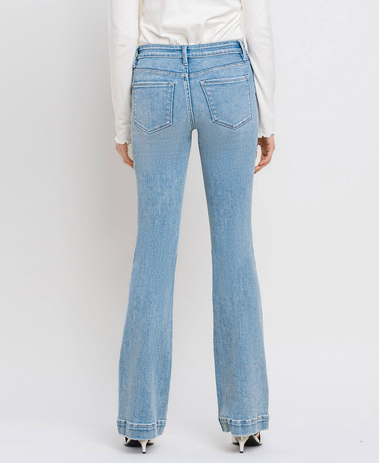 Vervet - Mid Rise Bootcut Jeans