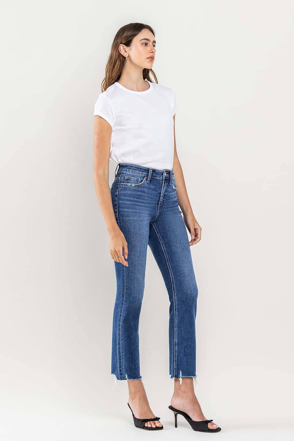 Flying Monkey - High Rise Slim Straight Jeans