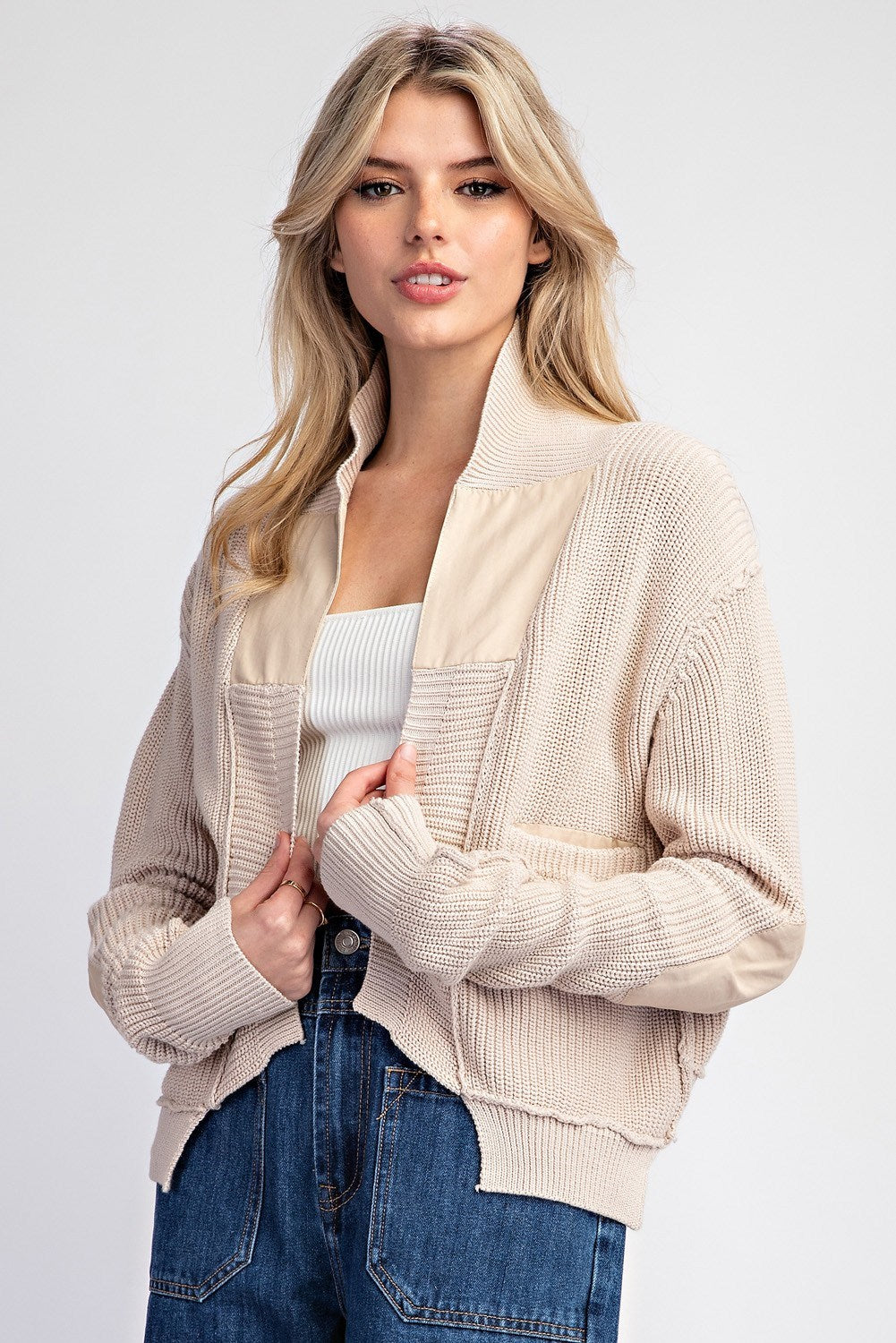 Elbow Patch Cardigan