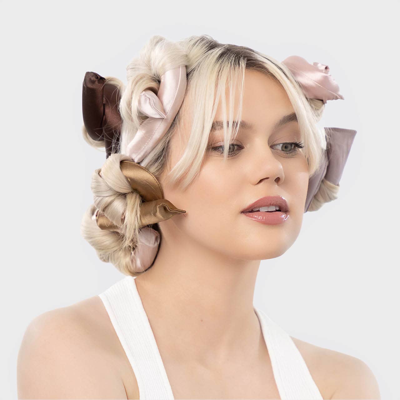 Kitsch - Satin Wrapped Flexi Rods - 6pc Set