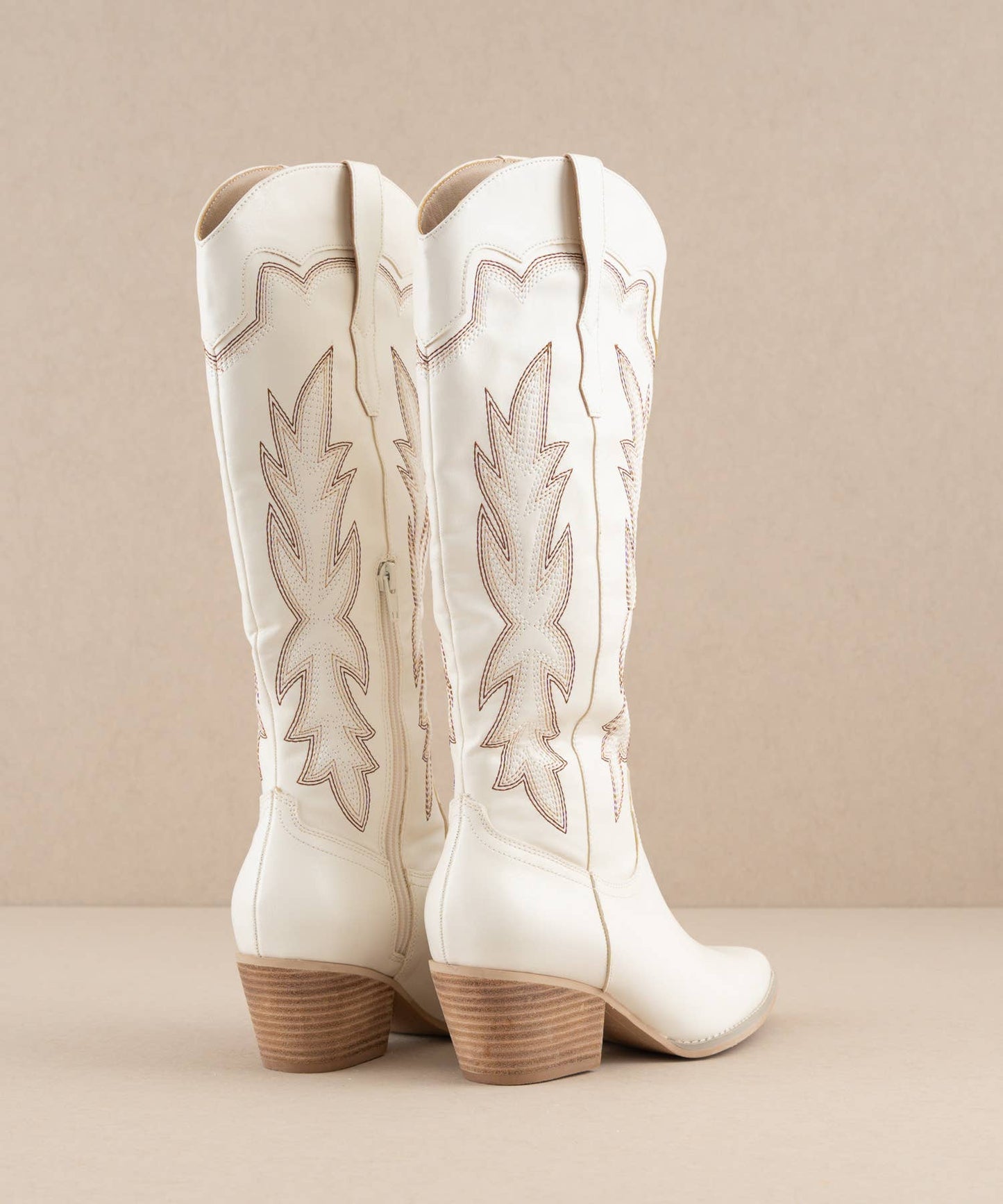 The Ainsley White Boot