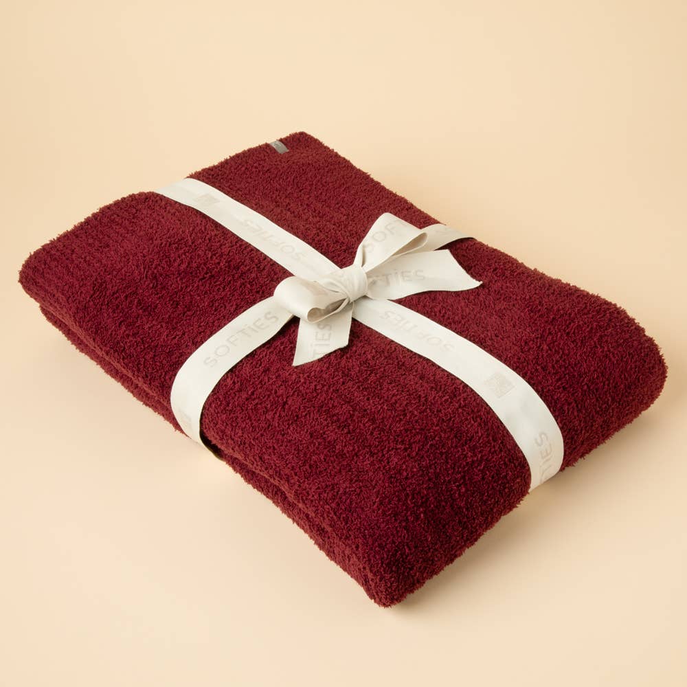 Perfect Home Decor 50" x 70" Solid Rib Marshmallow Blanket