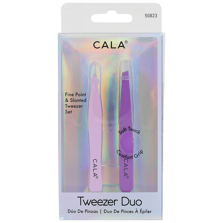 CALA Soft Touch: Tweezer Duo Fine Point & Slanted Set