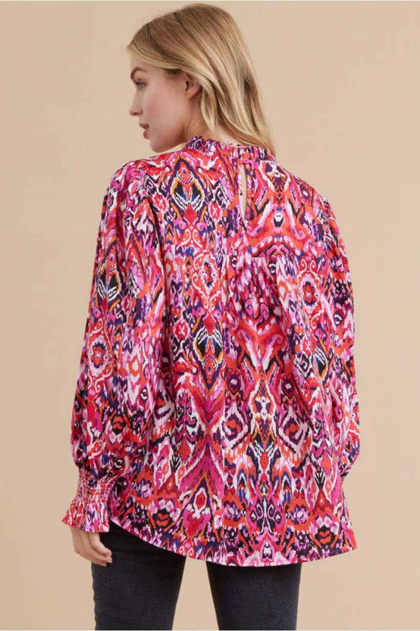 Abstract Print Top