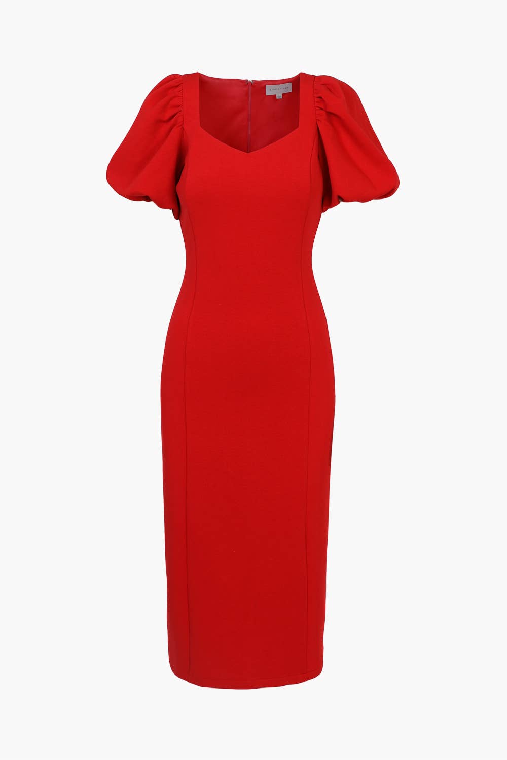 Jenna Puff Sleeve Midi Dress