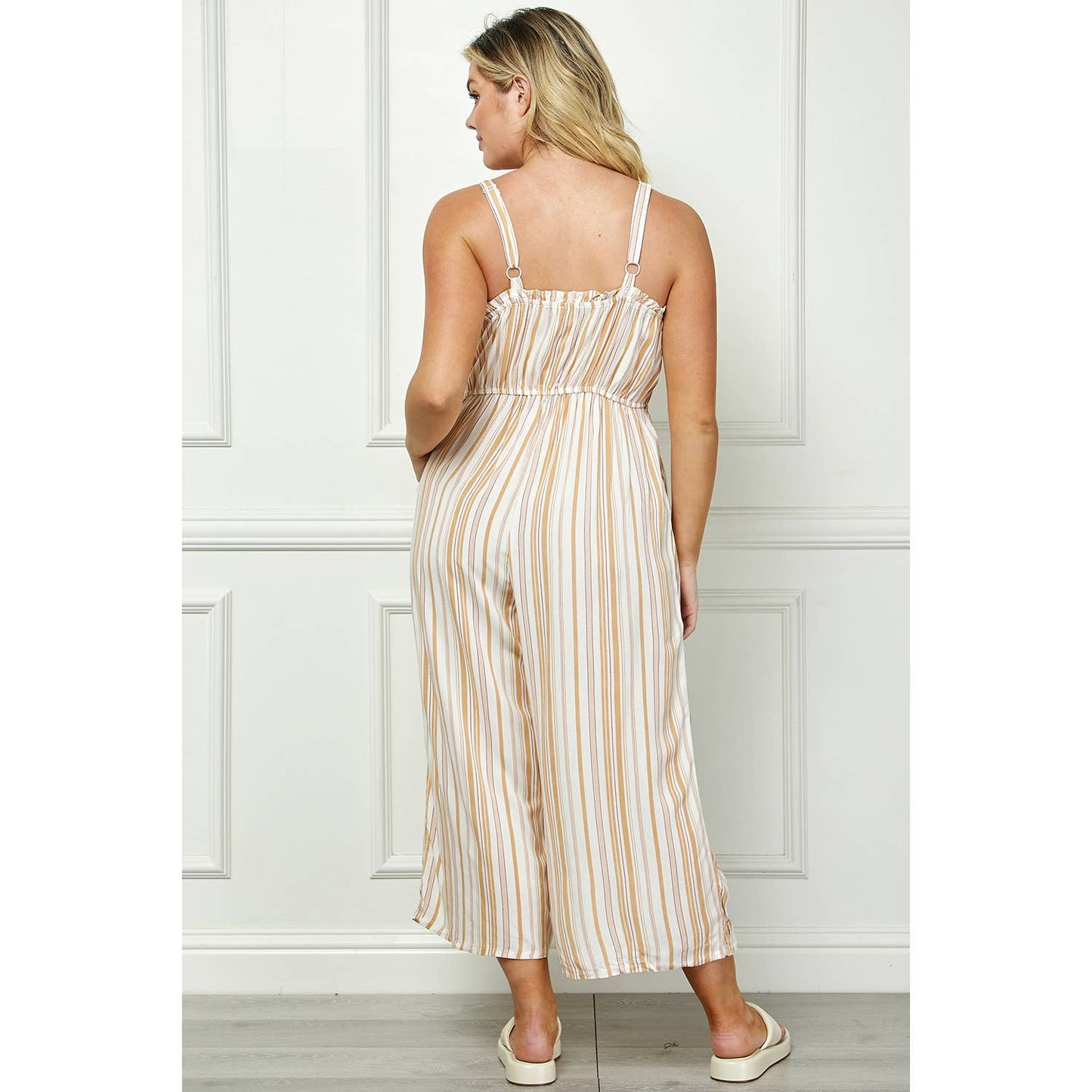 Extended Size Jumpsuit With Elastic