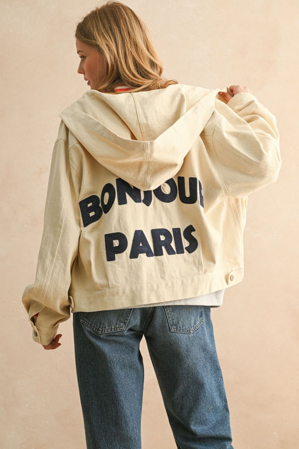 Letter Patch Jacket
