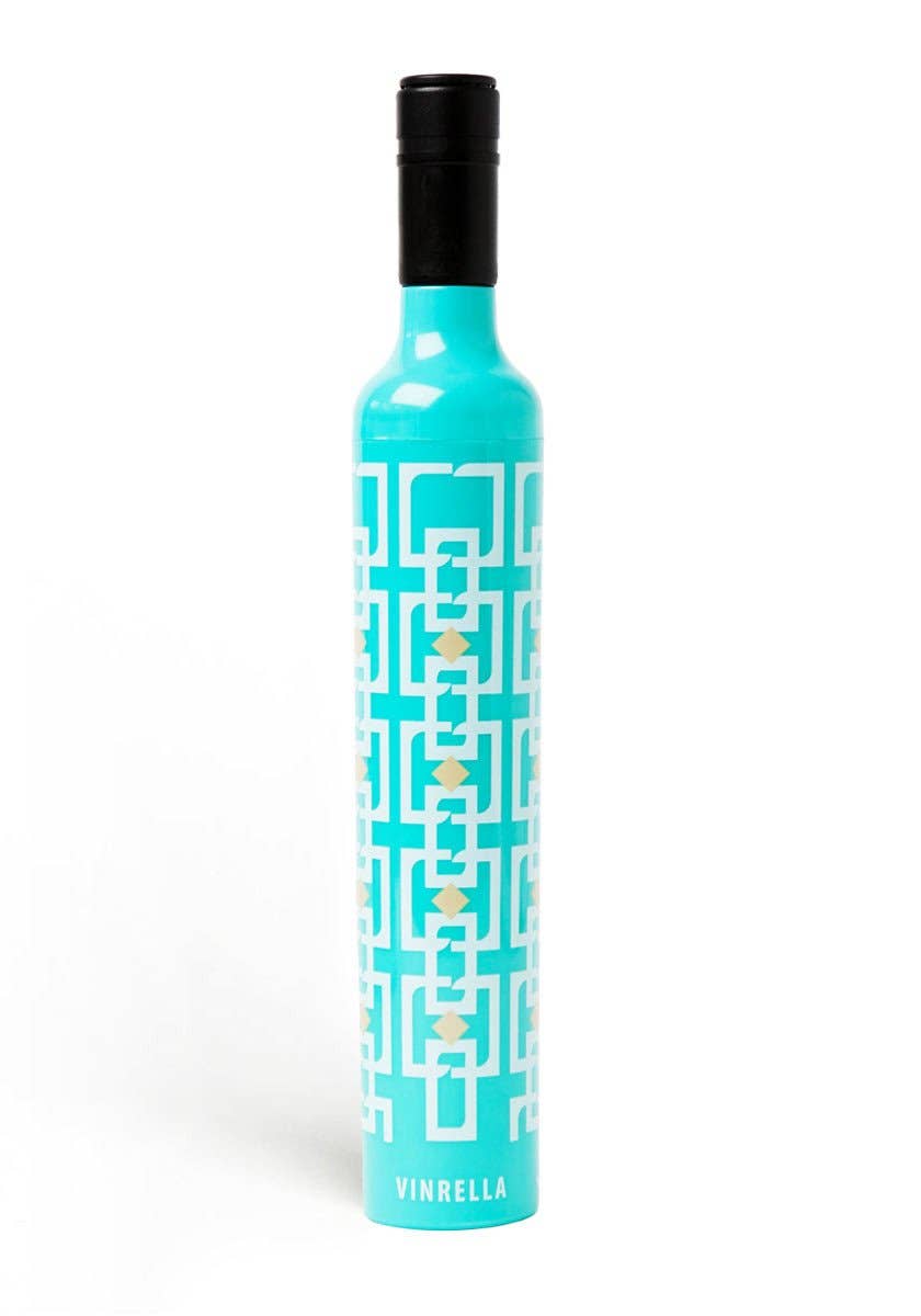 Vintage Turquoise Bottle Umbrella