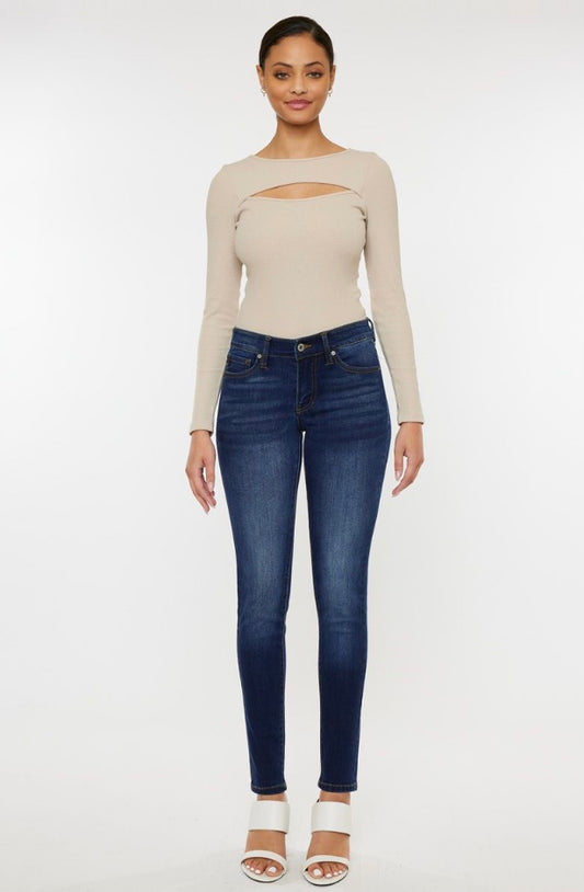 Mid Rise Super Skinny Jeans