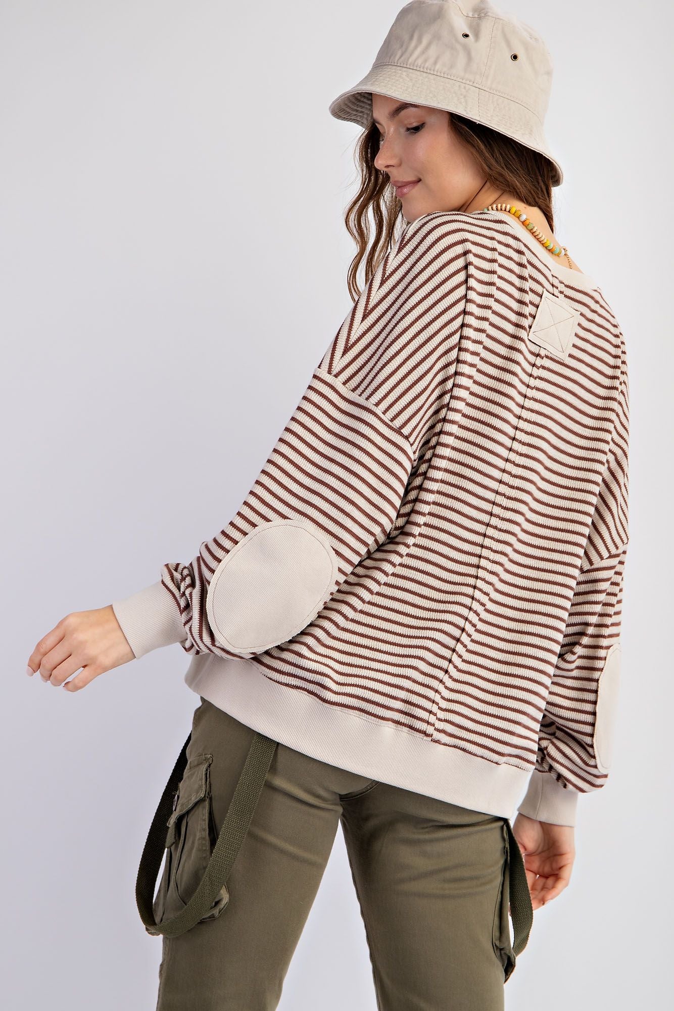 Stripe Thermal Knit Top