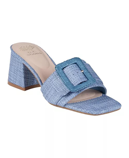 Britta Buckle Block Heel Sandals