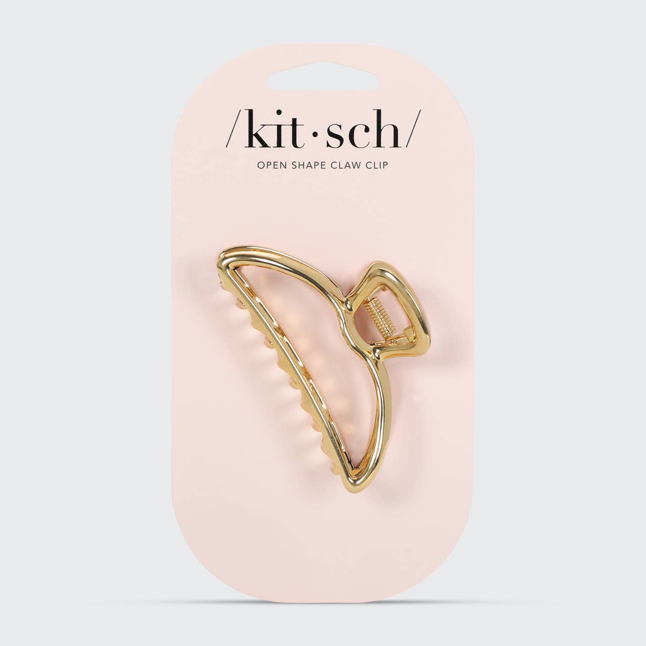 KITSCH - Open Shape Claw Clip - Gold