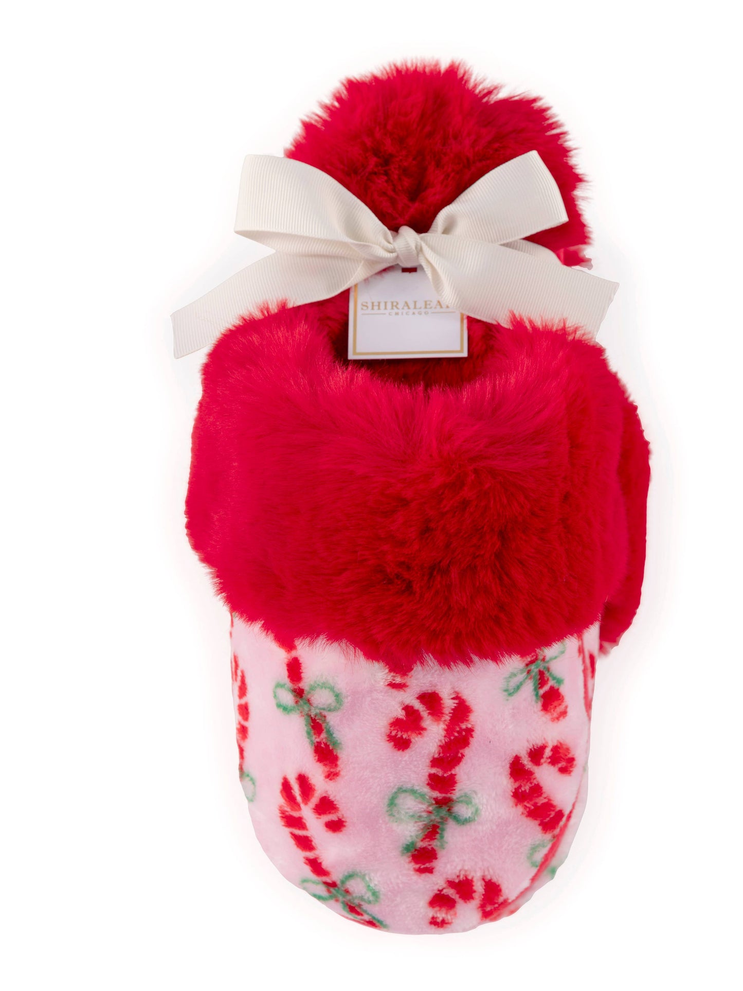 Shiraleah - FELICITY CANDY CANE SLIPPERS