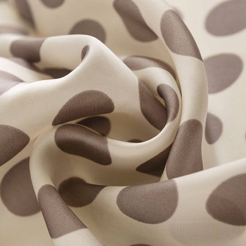 Classic Polka Dot Square Scarf