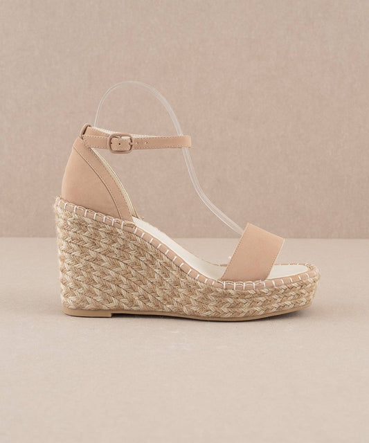 The Madrid Apricot | Wedge Heel