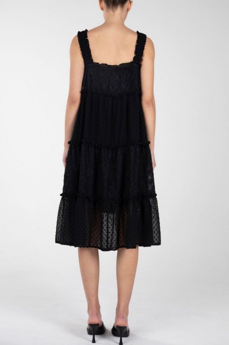 Ruffled Tiered Flow Dress