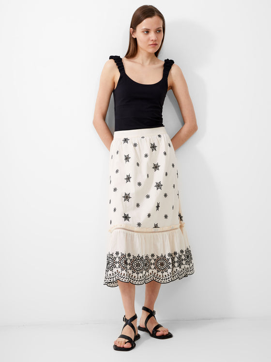 Embroidered Felicity Skirt