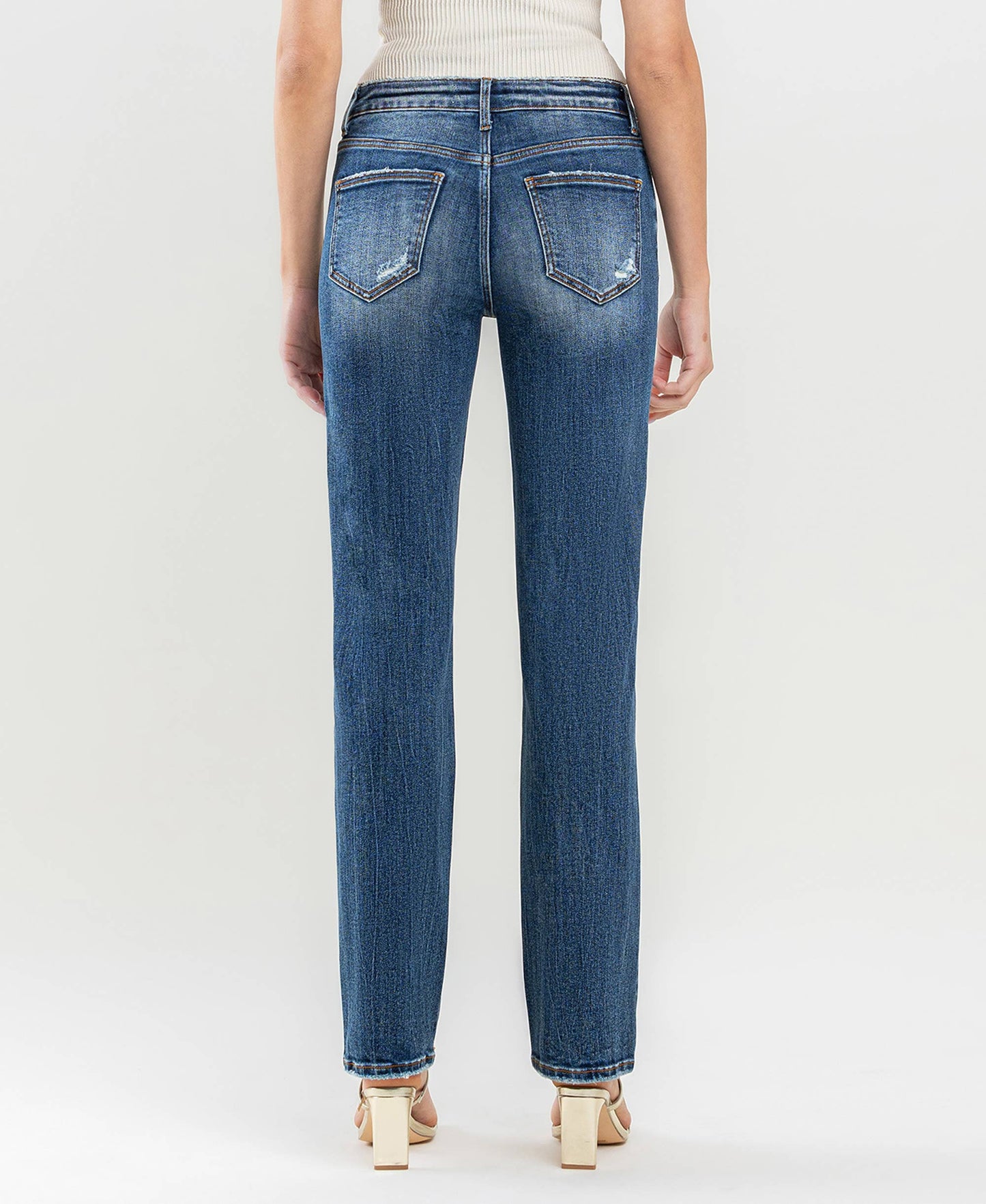 Lovervet - Mid Rise Straight Jeans