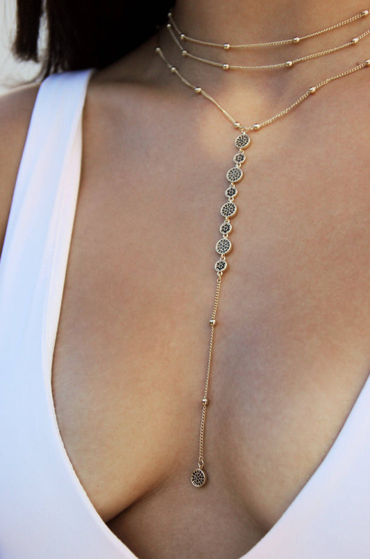 Ettika - Bali Dreams Crystal Lariat Necklace