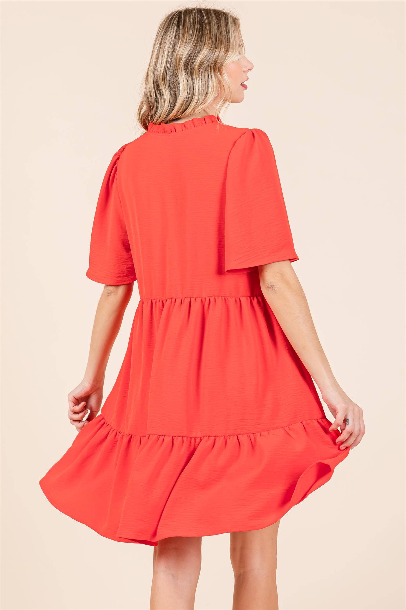 Extended Size Tiered Loose Fit Dress