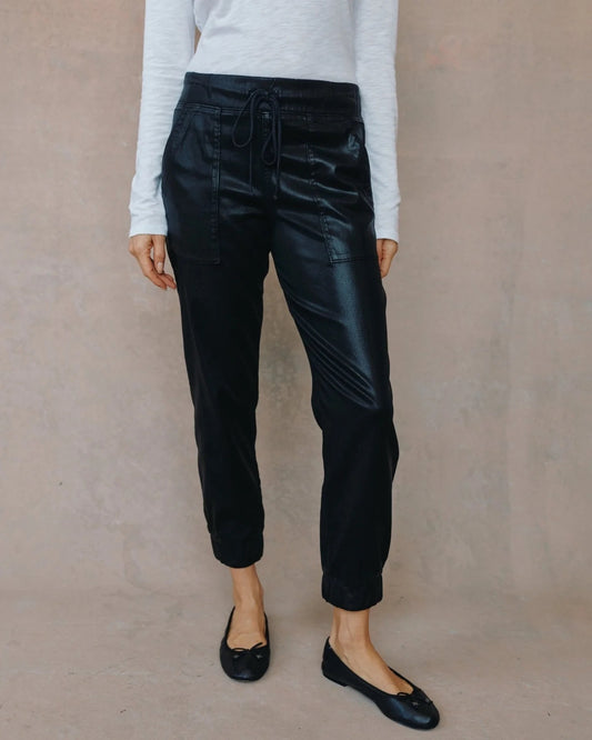 Chelsea Luxe Pocket Jogger - Black