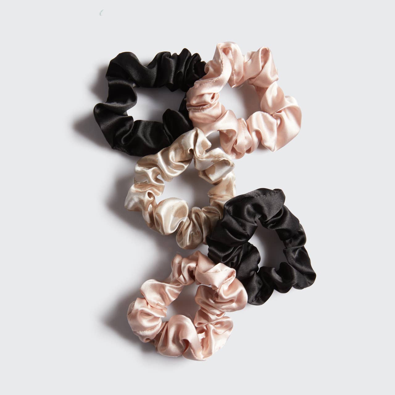 Kitsch - Satin Scrunchies 5pc - Assorted