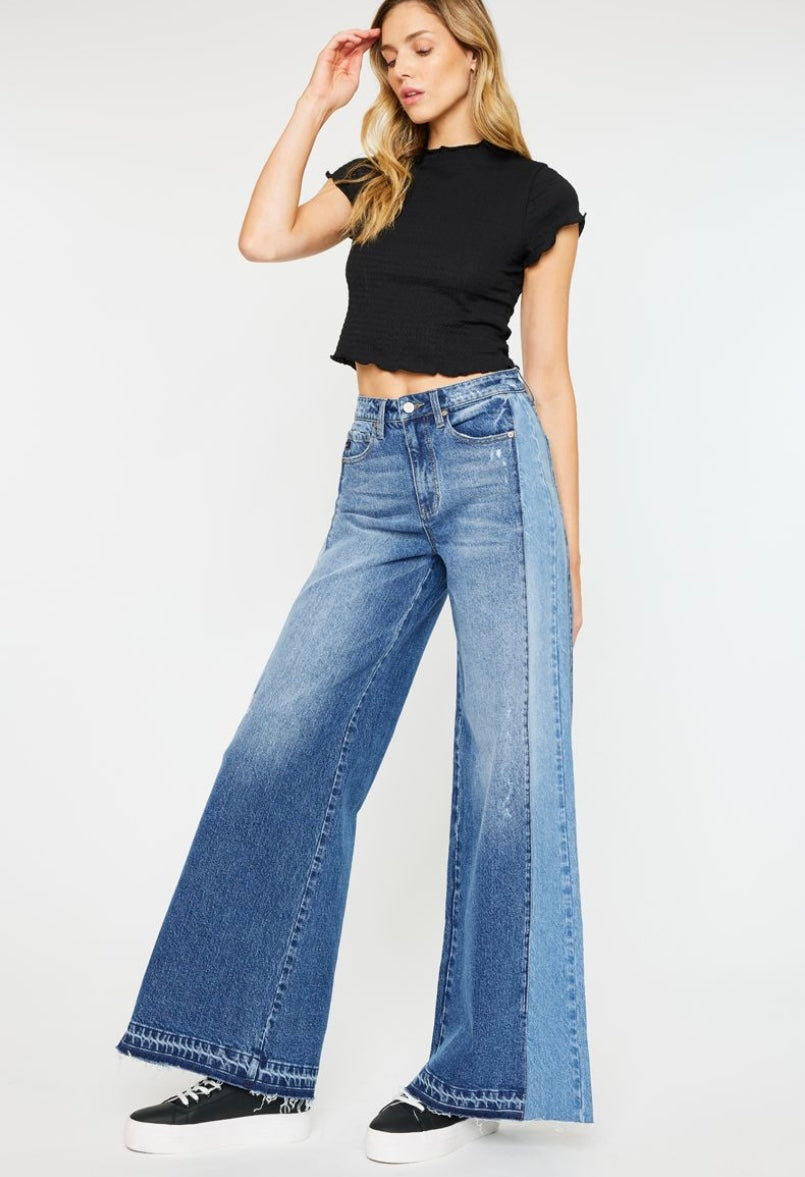 High Rise Wide Leg Jeans