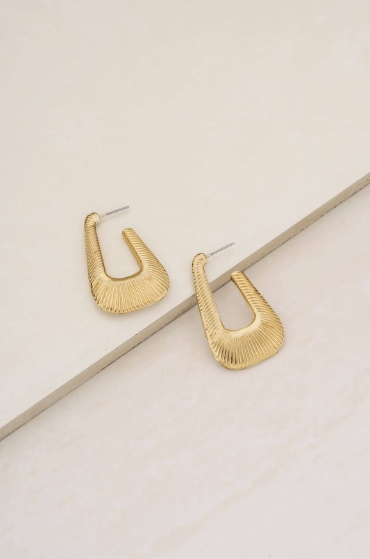 Ettika - Cleopatra Inspired 18k Gold Plated Hoop Earrings