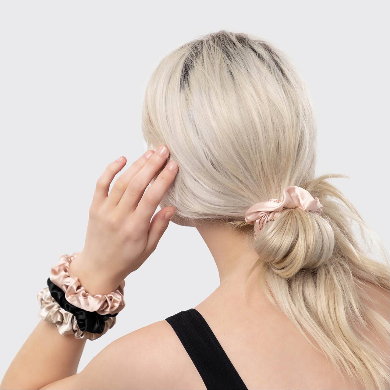 Kitsch - Satin Scrunchies 5pc - Assorted