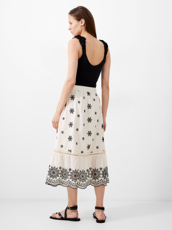 Embroidered Felicity Skirt