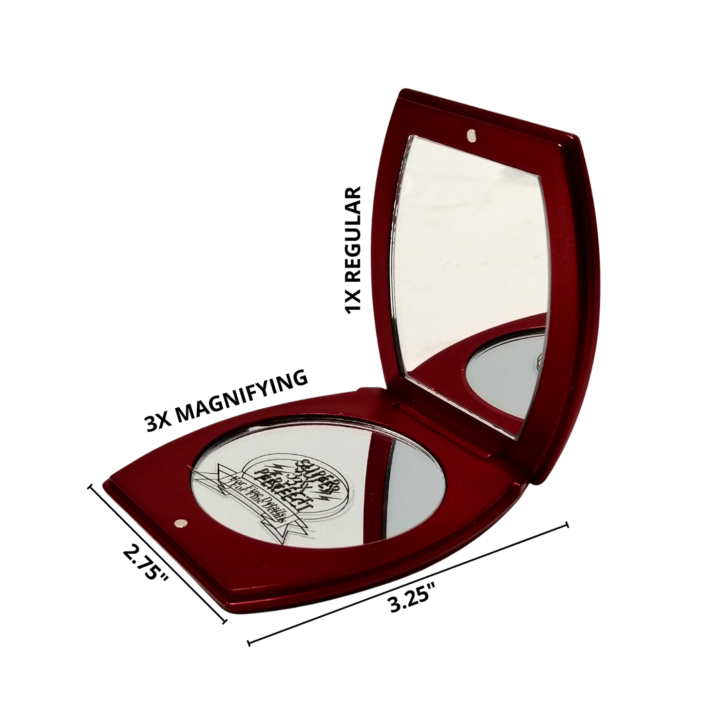 1X/3X Magnifying Swarovski Compact Mirror