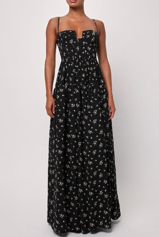 Luisa Floral Bustier Dress
