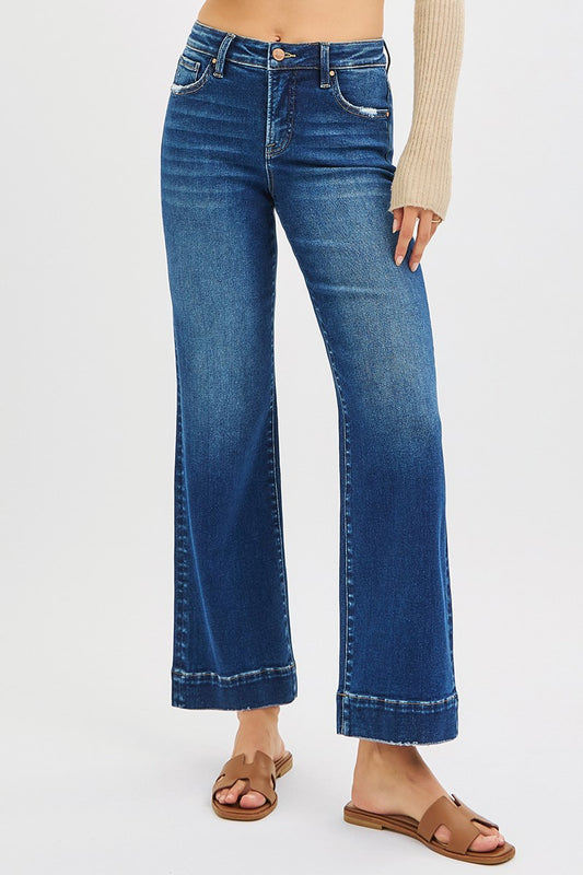 High Rise Straight Jeans