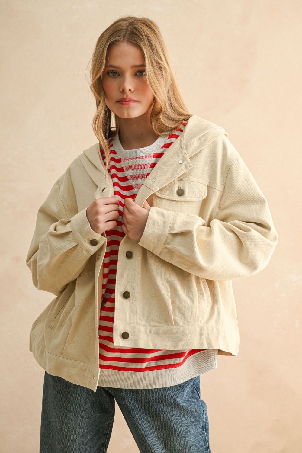 Letter Patch Jacket
