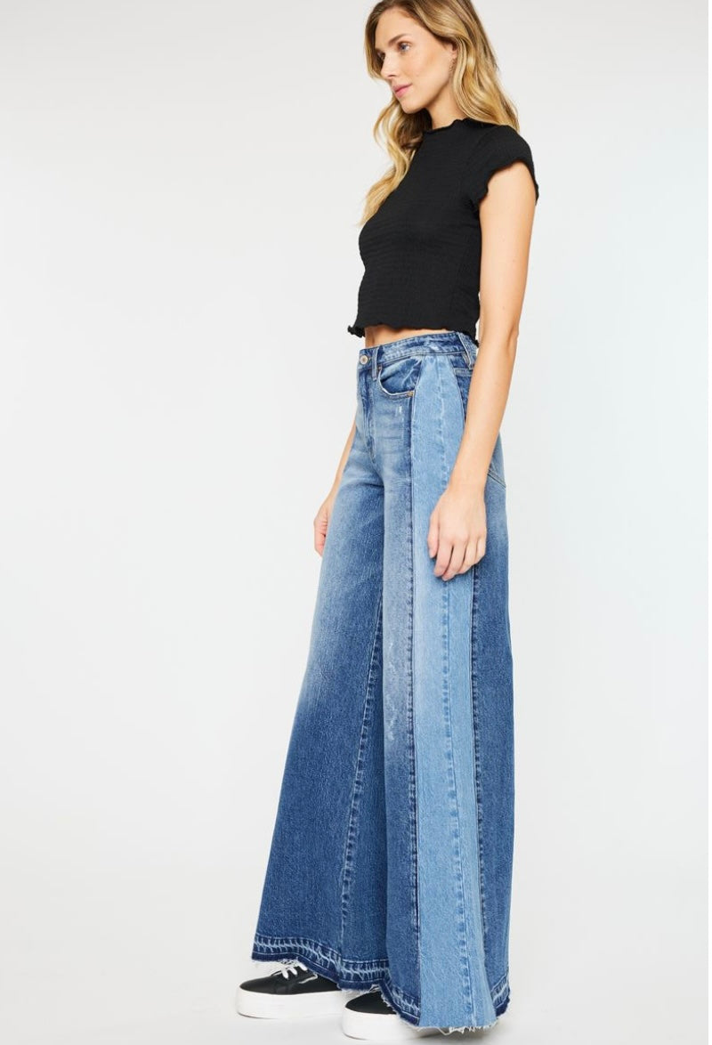 High Rise Wide Leg Jeans