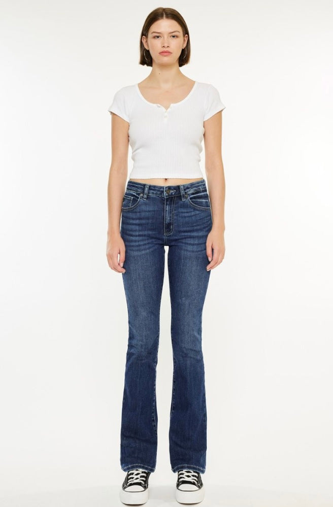 High Rise Skinny Bootcut Jeans