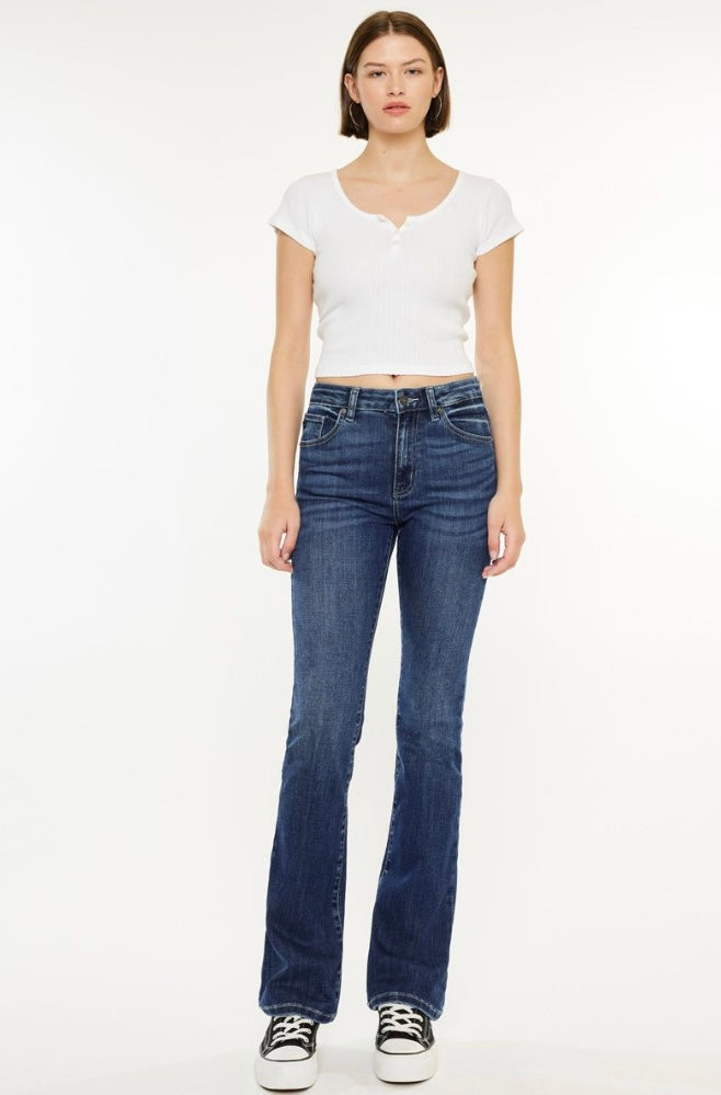 High Rise Skinny Bootcut Jeans