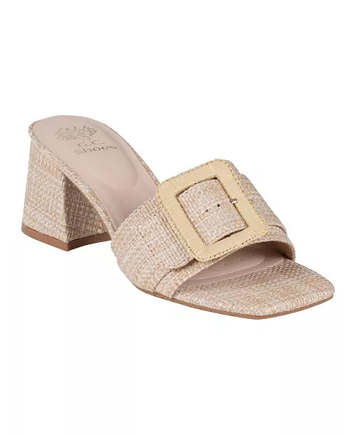 Britta Buckle Block Heel Sandals