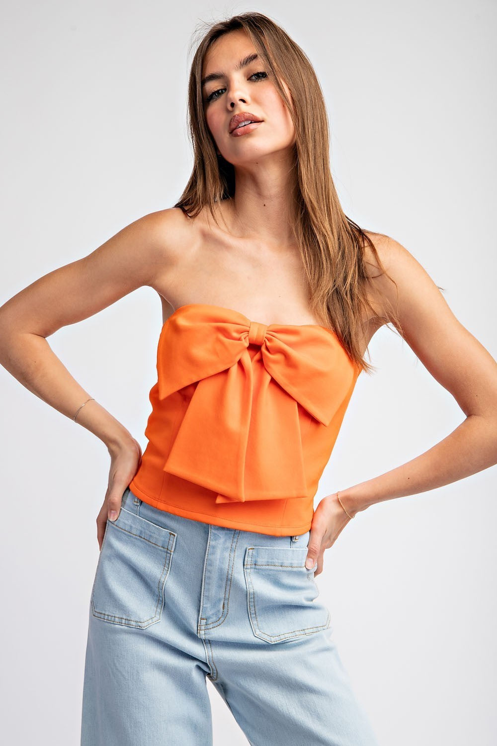 Bow Detail Tube Top